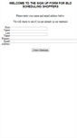 Mobile Screenshot of bldschedulers.com